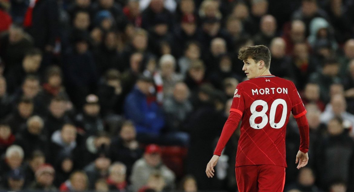 Tyler Morton to make Champions League debut